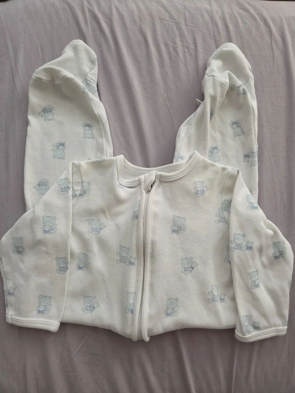 Little Me  Baby Cotton Footie Overalls